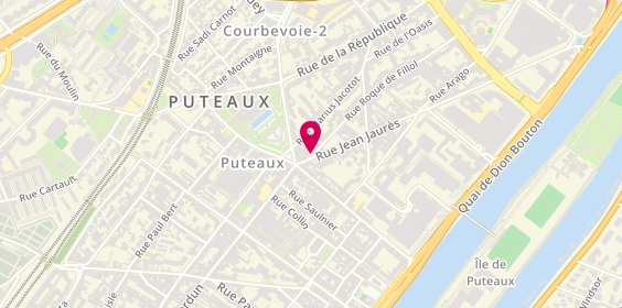 Plan de ICPR Puteaux - Intervention, Chauffage, Plomberie, Rénovation. - Serdar IYISOY, 1 Rue Roque de Fillol, 92800 Puteaux