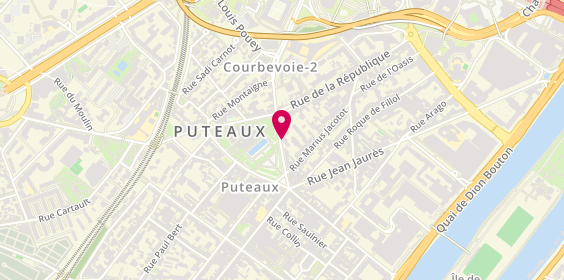 Plan de Vieira Plomberie, 14 Rue Anatole France, 92800 Puteaux