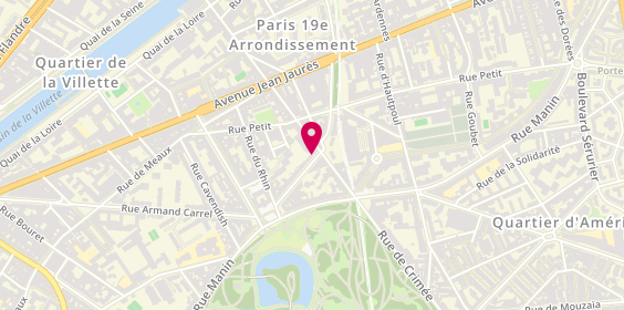 Plan de Acces Signaletique/Acces Depan, 21 Rue Meynadier, 75019 Paris