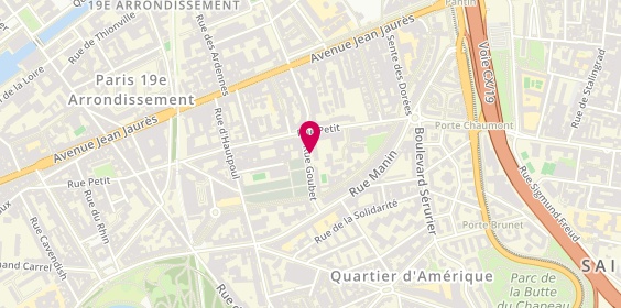 Plan de Etablissement Gs, 18 Rue Goubet, 75019 Paris