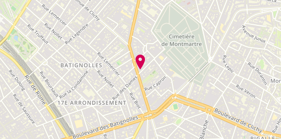 Plan de EZER Services, 3 Rue Ganneron, 75018 Paris
