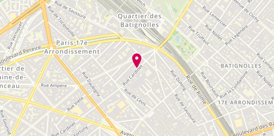Plan de N. S. E. R, 123 Rue Cardinet, 75017 Paris