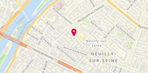 Plan de P. Debarle Entreprise, 29 avenue Sainte-Foy, 92200 Neuilly-sur-Seine