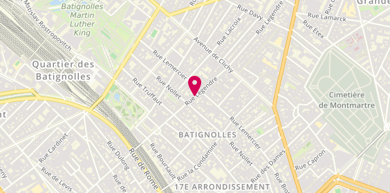 Plan de Nya Bat, 106 Rue Legendre, 75017 Paris