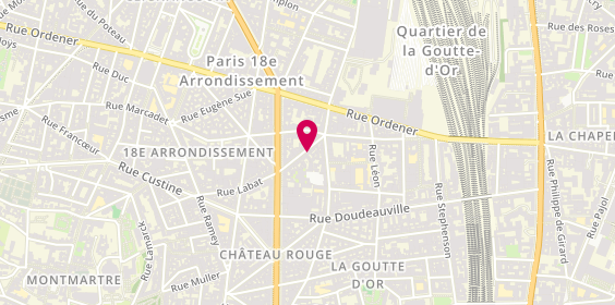 Plan de SARL Batbout, 7 Rue Labat, 75018 Paris