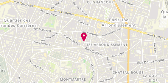 Plan de Sic, 51-53 Rue du Mont-Cenis, 75018 Paris