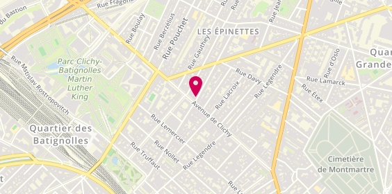Plan de M. Armani, 53 Rue des Moines, 75017 Paris