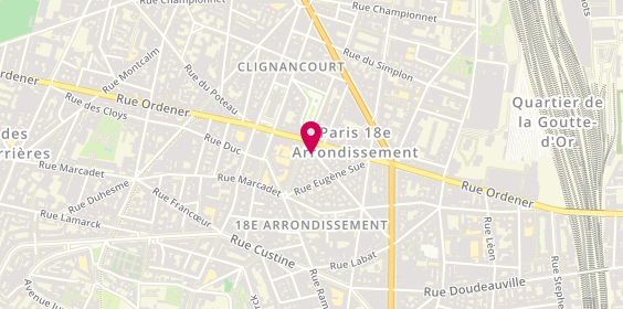 Plan de Santa Renovation, 41 Rue Simart, 75018 Paris