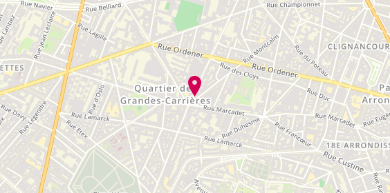 Plan de Energy Climatic Building, Chez Espace Damremont
108 Rue Damremont, 75018 Paris