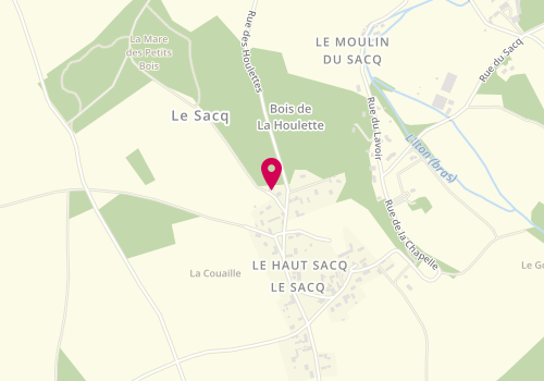 Plan de Mongreville, 15 Rue des Houlettes, 27240 Le Sacq