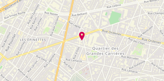 Plan de Plomberie Chauffage Marcadet, 41 Rue Joseph de Maistre, 75018 Paris