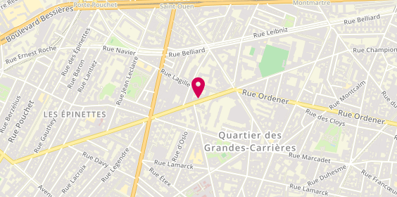 Plan de Tom Baroukh Plomberie, 210 Championnet, 75018 Paris