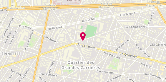 Plan de Salveo, 179 Rue Championnet, 75018 Paris
