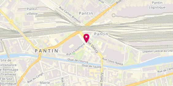 Plan de 2Jhm Services, 41 Rue Delizy, 93500 Pantin