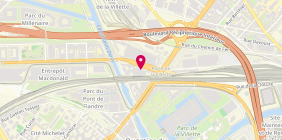 Plan de Alimgaz, 103 Boulevard Macdonald, 75019 Paris