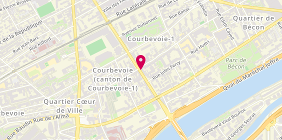Plan de Alain Père et Fils, 36 Boulevard de Verdun, 92400 Courbevoie