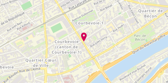 Plan de Hubert pere et fils, 36 Boulevard de Verdun, 92400 Courbevoie