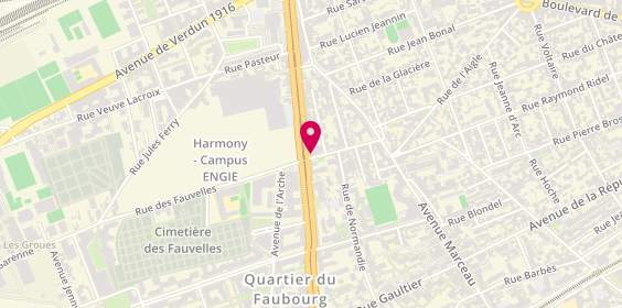 Plan de C.P.O, 4 Quinquies Rue Fauvelles, 92250 La Garenne-Colombes