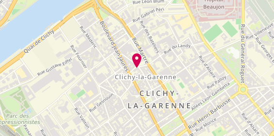 Plan de Sani Nord Est, 6 Rue du Landy, 92110 Clichy