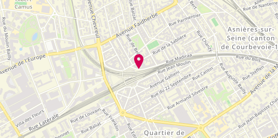 Plan de Domireva - Entreprise Boulanger, 2 Rue Madiraa, 92400 Courbevoie