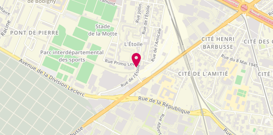 Plan de Le Maunier, 82 Rue Etoile, 93000 Bobigny