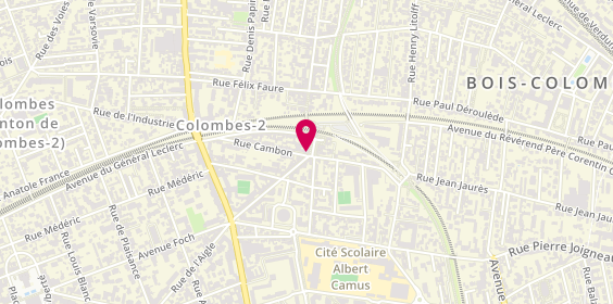 Plan de Ideal Plomberie Chauffage, 43 Rue Cambon, 92250 La Garenne-Colombes