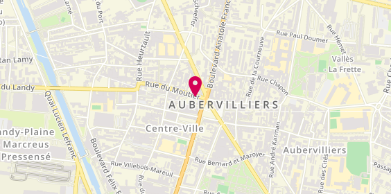 Plan de Moutier Services, 23 Rue du Moutier, 93300 Aubervilliers