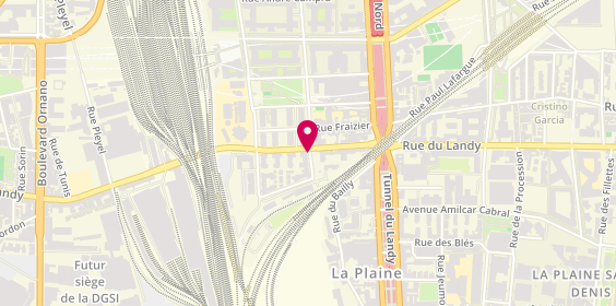 Plan de Mgomri Plomberie (Mpcc), 2 Rue Capitaine Alfred Dreyfus, 93200 Saint-Denis