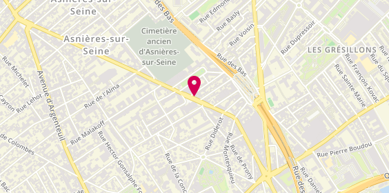 Plan de Dia Plomberie, 80 Boulevard Voltaire, 92600 Asnières-sur-Seine