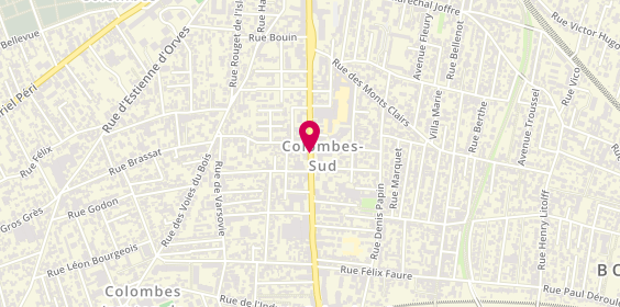 Plan de Colombes Plomberie, 89 avenue Henri Barbusse, 92700 Colombes