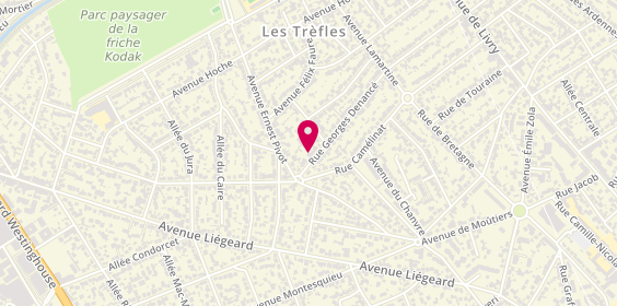 Plan de A-Ufb, 108 Rue Georges Denance, 93270 Sevran