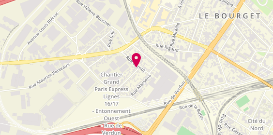 Plan de Nordtherm, 16 avenue Carnot, 93350 Le Bourget