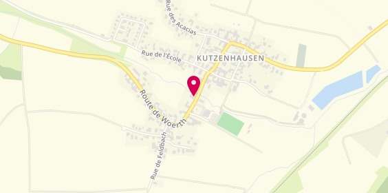 Plan de Entreprise Yvan SCHREINER, 2 Route de Woerth, 67250 Kutzenhausen