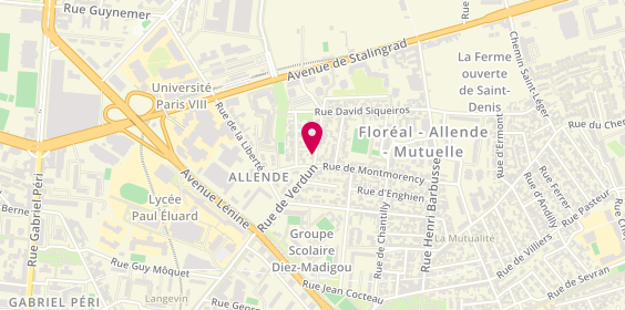Plan de Ben Services Plomberie Chauffage, 3 Rue de Boulogne, 93200 Saint-Denis