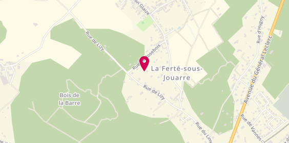 Plan de Bourdonnay Plomberie Chauffage, 21 Bis Rue des Rosebois, 77260 La Ferté-sous-Jouarre