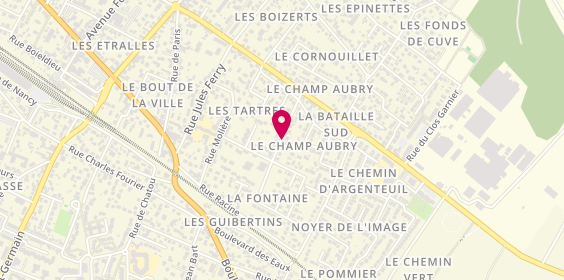 Plan de Palka, 17 Rue la Fontaine, 95240 Cormeilles-en-Parisis