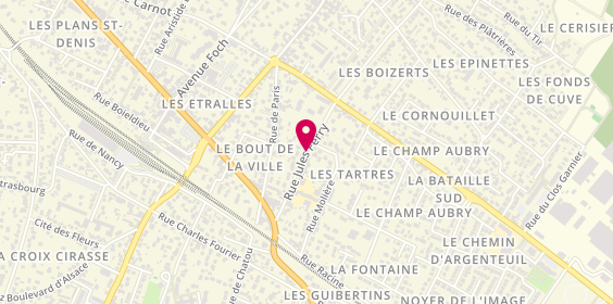Plan de RC Plomberie, 44 Rue Jules Ferry, 95240 Cormeilles-en-Parisis