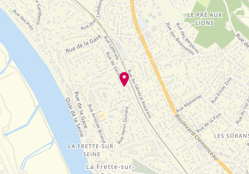 Plan de BENNATI Philippe, 62 Rue de Verdun, 95530 La Frette-sur-Seine
