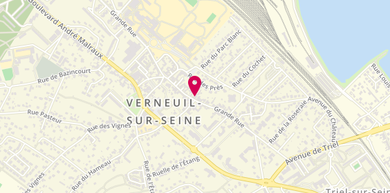 Plan de Aquaneos, 44 Grande Rue, 78480 Verneuil-sur-Seine