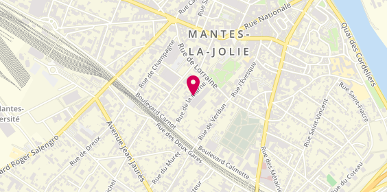 Plan de MAGRAS Franck, 15 Rue Marne, 78200 Mantes-la-Jolie