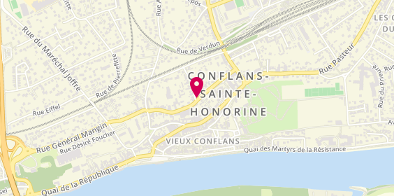 Plan de Aouali Plomberie, M F D 23 Arnoult Crapotte, 78700 Conflans-Sainte-Honorine