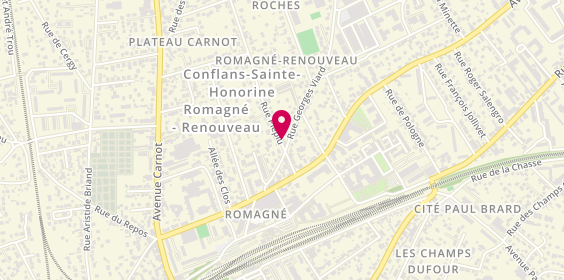 Plan de BATAILLE Dominique, 4 Rue des Anglais, 78700 Conflans-Sainte-Honorine