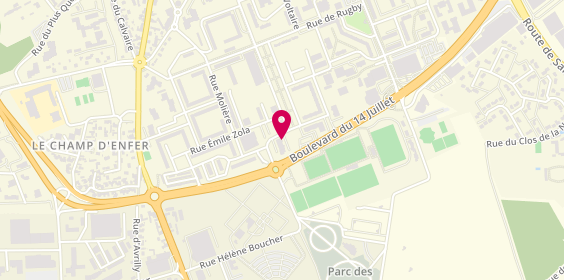 Plan de GONCALVES SOARES DE CARVALHO Antonio, Apt 20
24 Rue Anatole France, 27000 Évreux