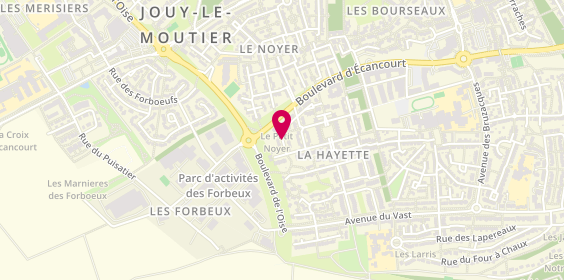 Plan de Azurelo, 8 Rue Bernard Palissy Zone d'Activite Les Forbeux, 95280 Jouy-le-Moutier