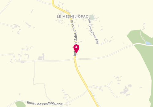 Plan de Pacary Legueltel Chauffage, 15 Route de Saint-Vincent, 50860 Moyon-Villages