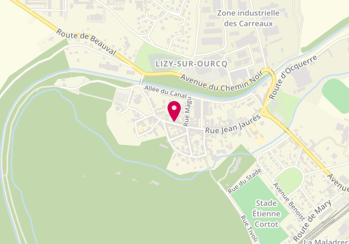 Plan de Jean-Christophe Melot Multiservices, 11 Rue Jean Jaures, 77440 Lizy-sur-Ourcq