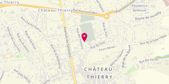 Plan de Entreprise Rousseau, 3 Rue du Cimetière, 02400 Château-Thierry