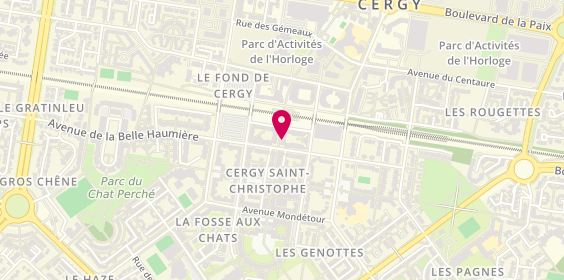 Plan de Idfits, 20 Rue de l'Abondance, 95800 Cergy