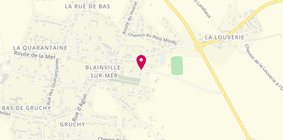 Plan de Lecaudey Bertrand, 6 chemin des Longs Champs, 50560 Blainville-sur-Mer