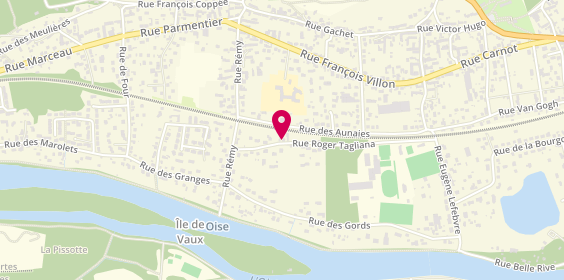Plan de DAVID Laurent, 16 Rue Roger Tagliana, 95430 Auvers-sur-Oise
